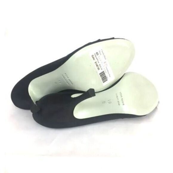 Something Bleu Bridal CLAUDIA Satin Peep Toe Heels ~ Size 10 Bridal Shoes Italy - Picture 5 of 5